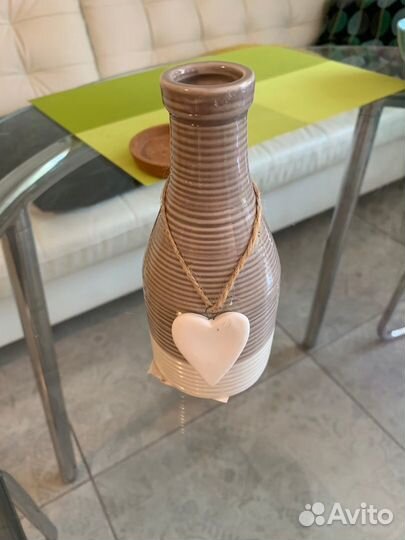 Ваза кианна диметр 7 см высота 16 см керамика