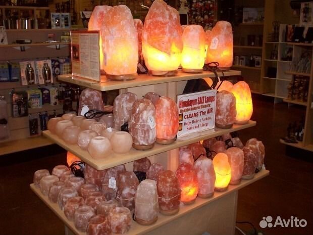Соляные лампы и подсвечники
