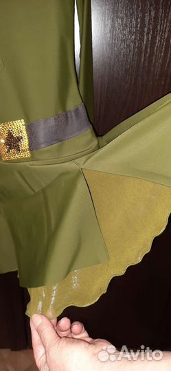 Платье-гимнастерка для выступлений, рост 122-128