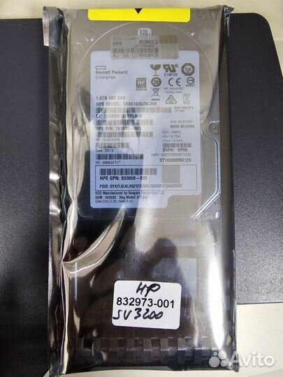 HPE StoreVirtual 3200 HDD 1.8TB N9X08A 832973