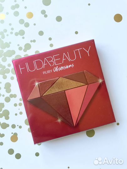 Палетка теней Huda Beauty Ruby Obsessions Palette