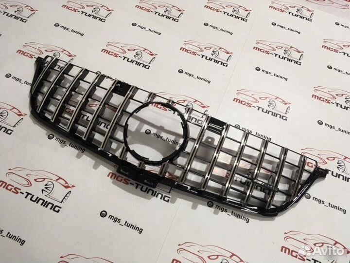 Решетка на Mercedes ML w166 GT Без звезды + Amg