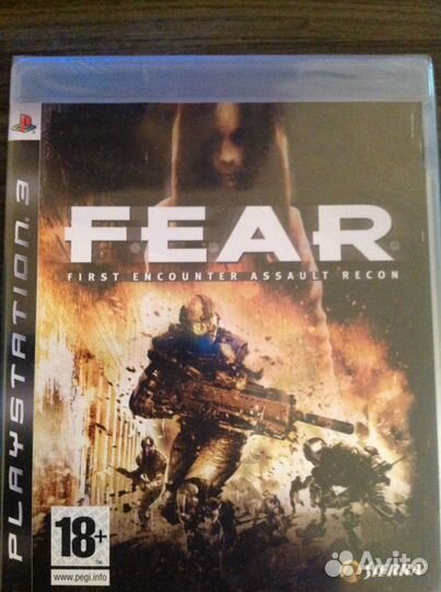 F.E.A.R PS3 Запечатан