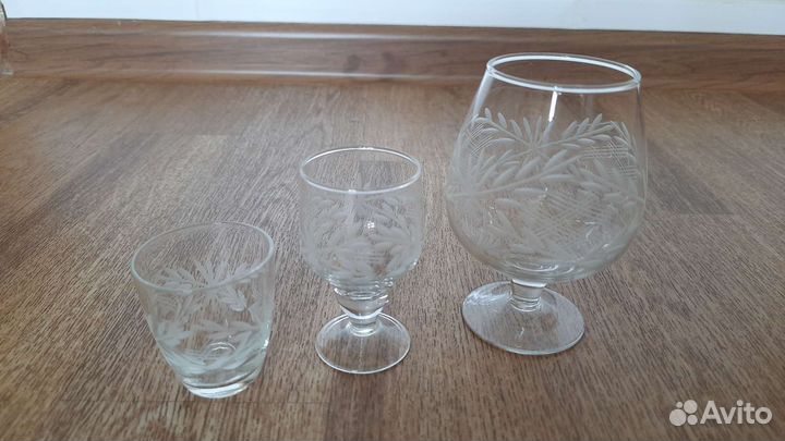 Подарочный набор фужеров, рюмок, стопок
