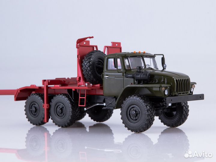 Урал 43204-10 лесовоз с прицепом-роспуском