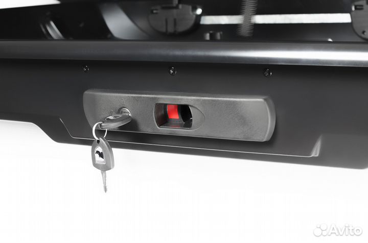 Автобокс Broomer 430л черный текстурный пластик