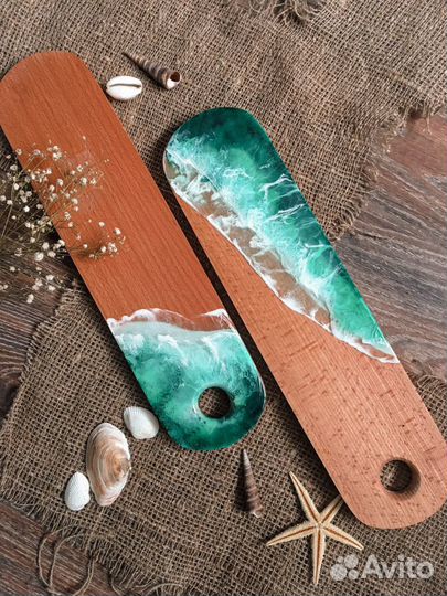 Сервировочные доски и декор в технике ResinArt