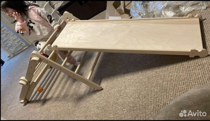 Треугольник Пиклера 2-х секц.с горкой скалодромом