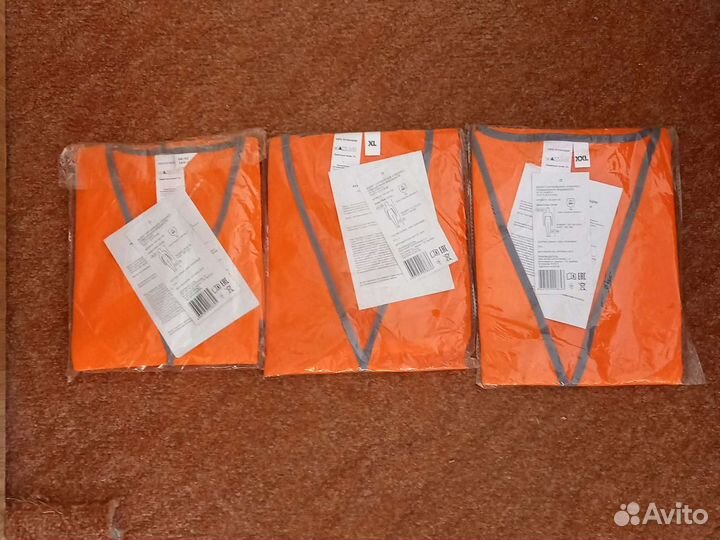Жилет оранжевый сигнальный
