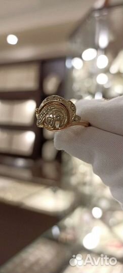 Кольцо с бриллиантами 585 пробы