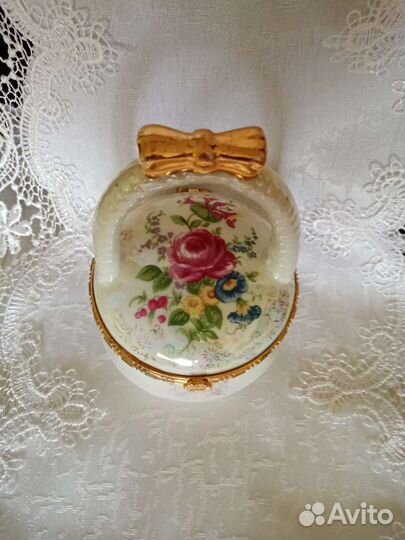 Шкатулка керамическая для украшений