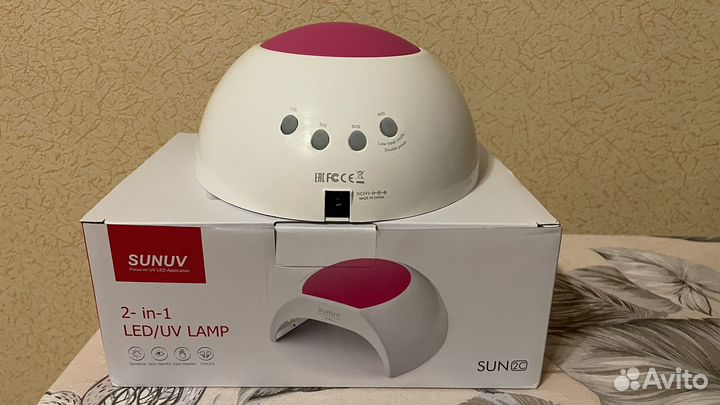 Лампа для ногтей новая