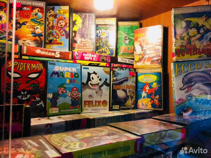 Картриджи для Сеги из 90х сега