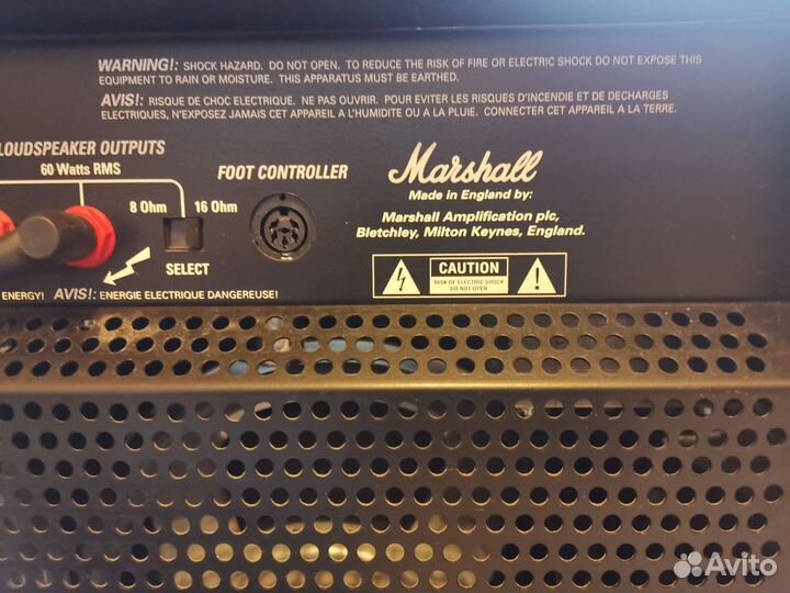 Marshall jcm 2000 TSL 602 made in UK