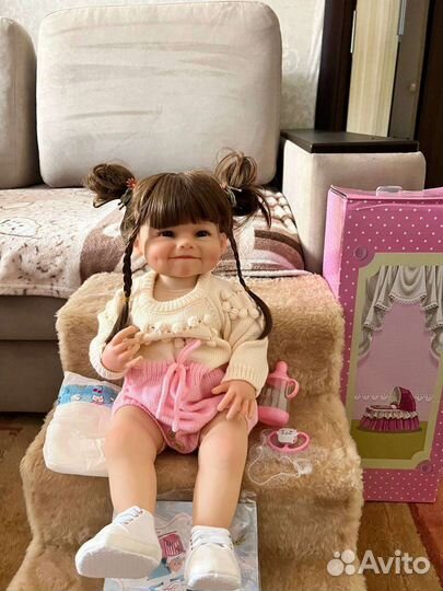 Кукла Реборн 55см (можно купать)