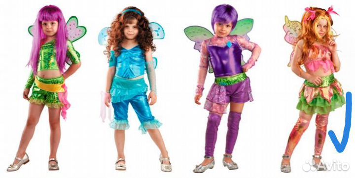 Карнавальный костюм для девочки фея Winx