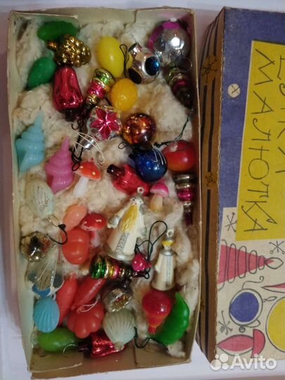 Ёлочные игрушки СССР Малютка