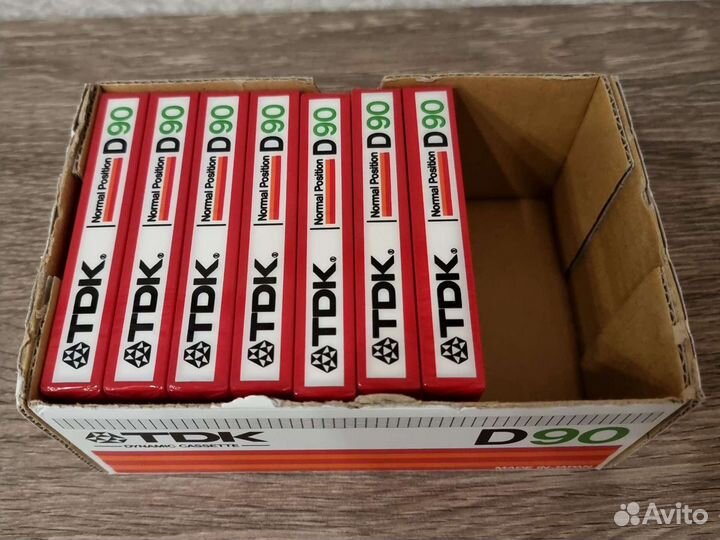 Аудиокассета TDK D 90 1982 год japan