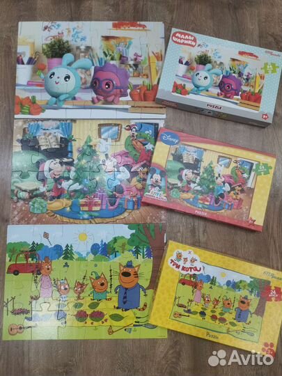 Макси пазлы, лото для малышей