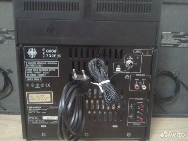 Музыкальный центр sharp CD-550H(BK)