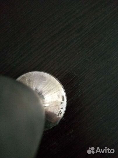 Рюмки 3 шт. серебро 916 пр с позолотой