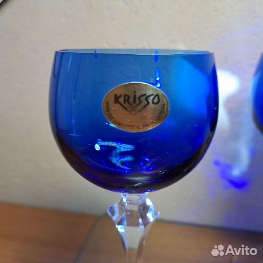Бокалы для вина krisso СССР хрусталь