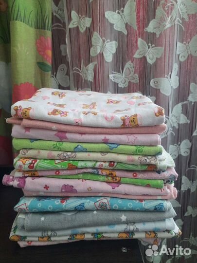 Пеленки детские фланель