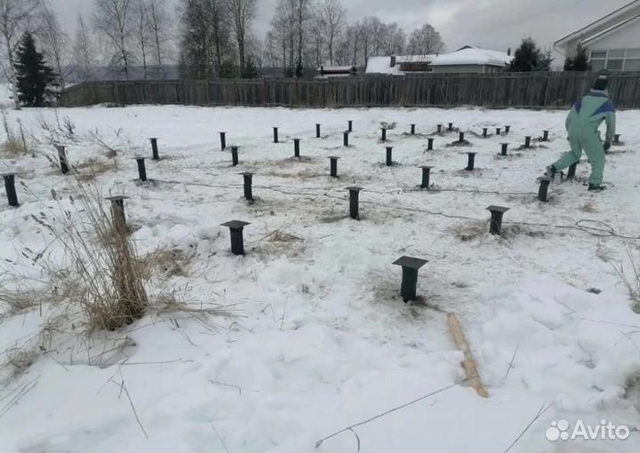 Винтовой фундамент