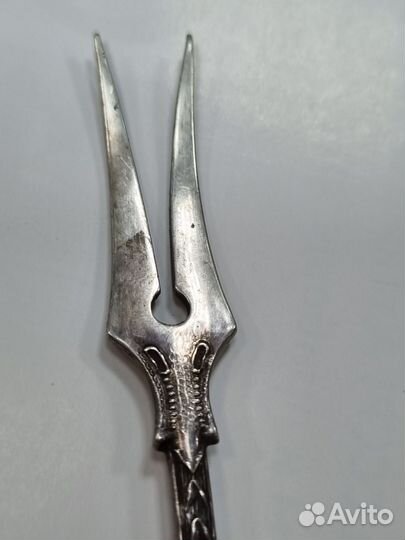 Серебро СССР Вилочка для лимона, оливок