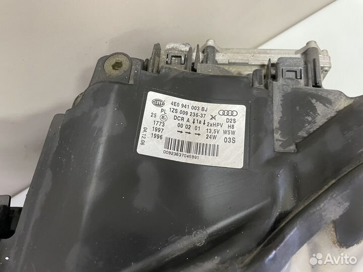 Фара левая адаптивная в сборе Ауди А8 4Е Д3