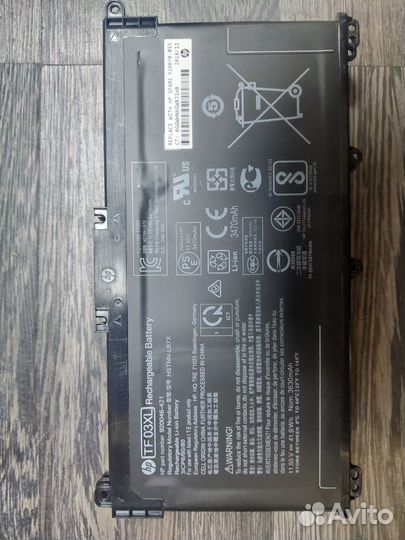 Аккумулятор для ноутбука HP TF03XL