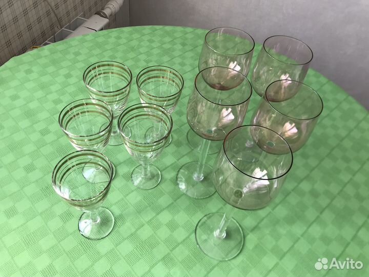 Калининские бокалы, рюмки СССР