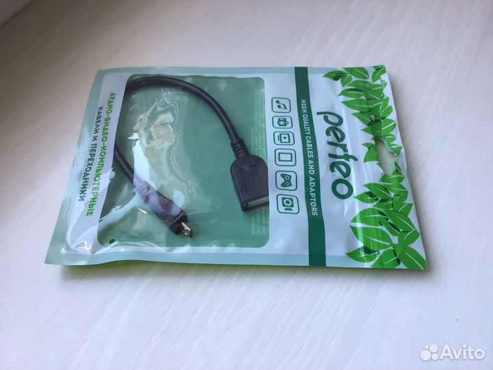 Кабель USB2.0 (розетка) - Micro USB (вилка)