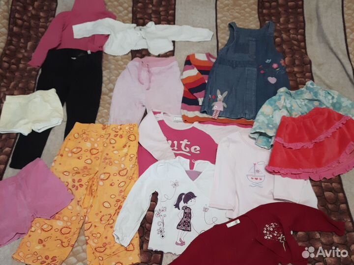 Вещи пакетом на девочку 2 3 года