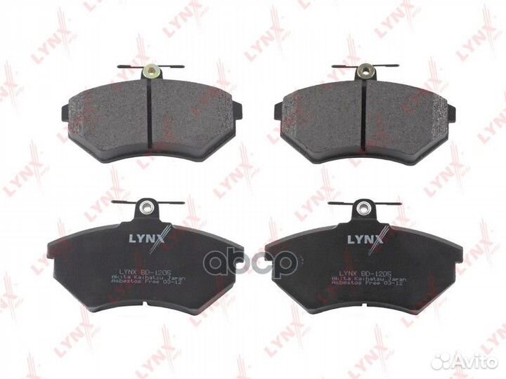 1205BD Тормозные колодки дисковые lynx BD-1205
