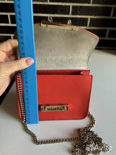 Сумка женская Furla коралловая оригинал