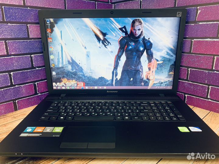 Огромный игровой ноутбук Lenovo 17.3 GeForce 6Gb