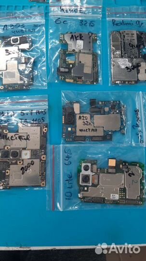 Платы материнские на телефоны разбор