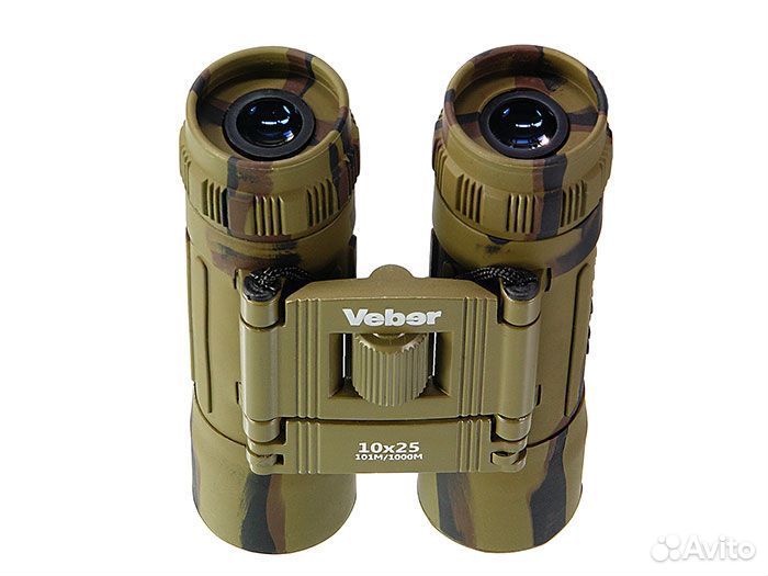 Бинокль Veber Sport бн 10x25 камуфлированный