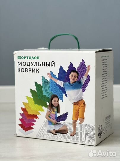 Ортодон 9 пазлов ортопедический массажный коврик