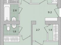 3-к. квартира, 63 м², 1/5 эт.