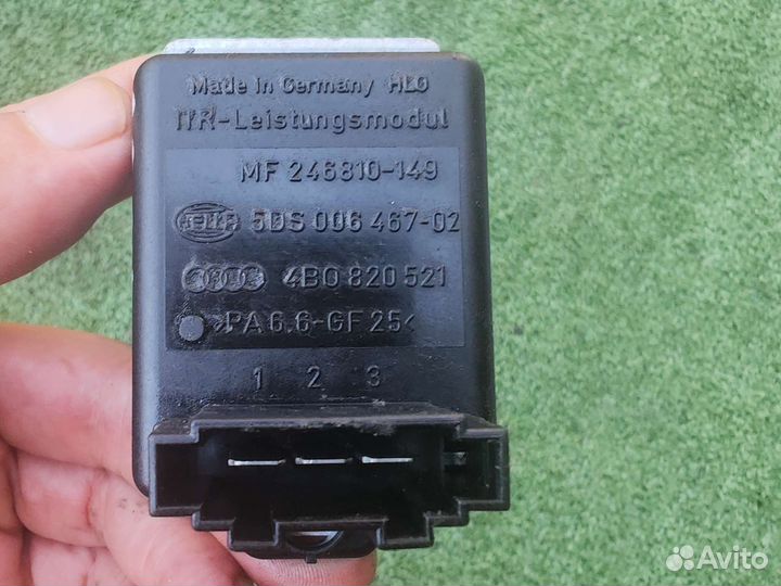 Резистор печки audi a6 c5