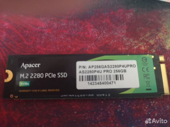 Ssd m2 nvme 256gb Apacer AS2280P4U PRO