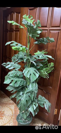 Монстера,искусственный цветок