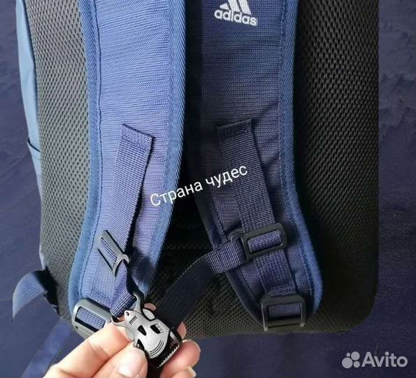 Рюкзак adidas новый синий 40л