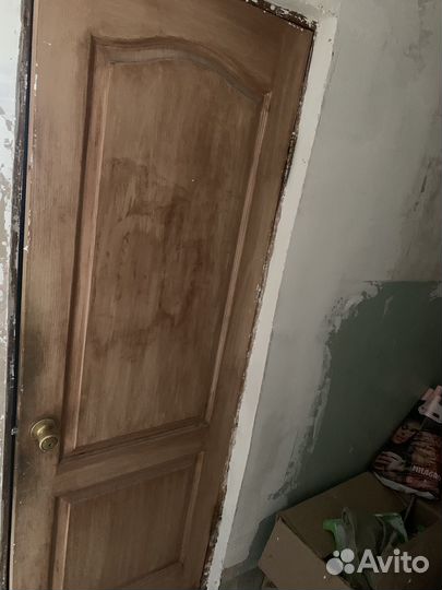 Дверь входная деревянная бу