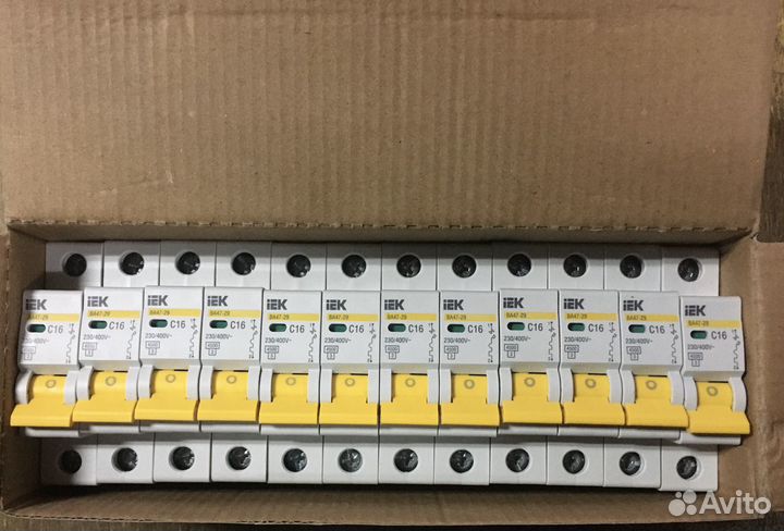 Выключатель автоматический 1Р 16А иэк