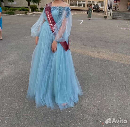 Платье на выпускной пышное