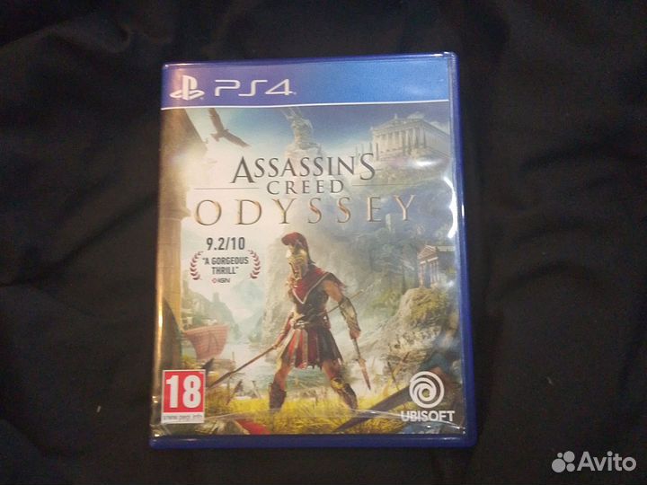 Assasins creed Odyssey ps4 диск