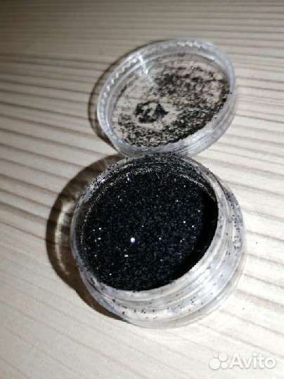 Блёстки. Цвета: чёрный, золотой